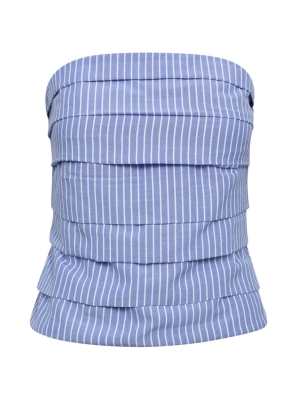 Co Couture teacc stripe tube top