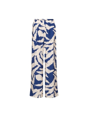 &Co Woman broek nadine banana leaf