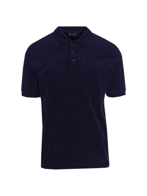 Scotch & Soda organic cotton terry-toweling polo