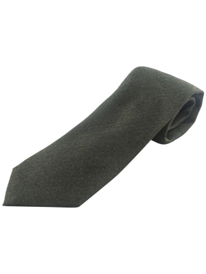 Profuomo  tie silk woven green