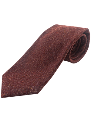 Profuomo  tie silk woven red