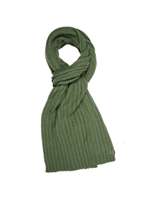 Profuomo  scarf knitted olive