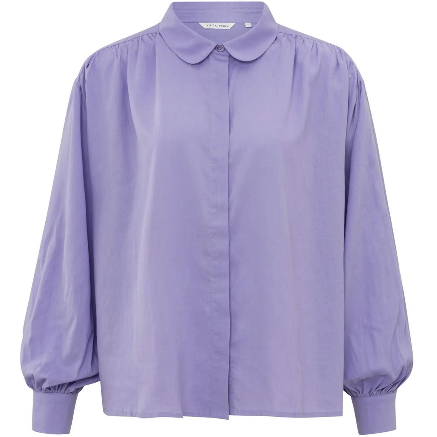 Yaya Oversized blouse functional Bougainvillea purple Westen