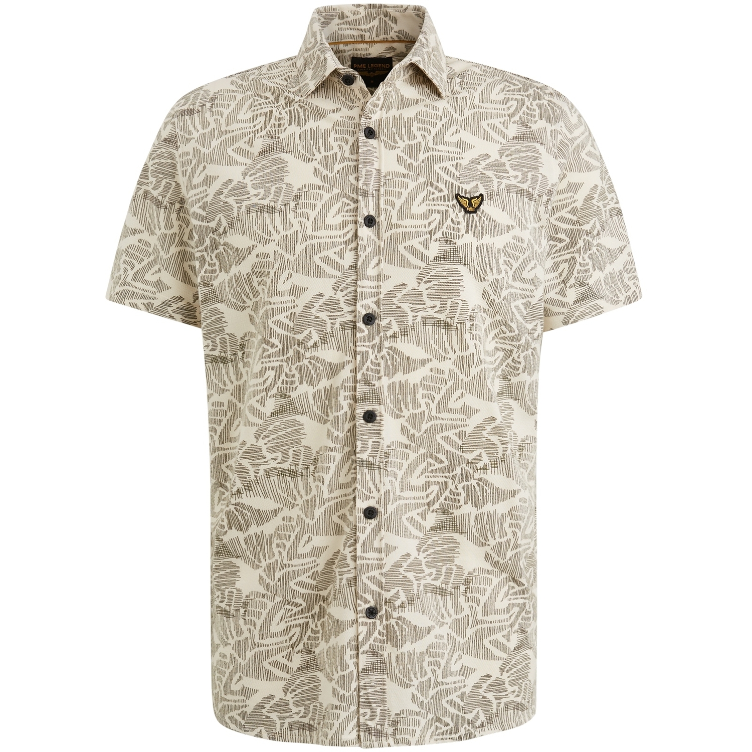 PME LEGEND T-Shirt Rundhals Jersey White Print Ptss Produktbild-Vorschau 5