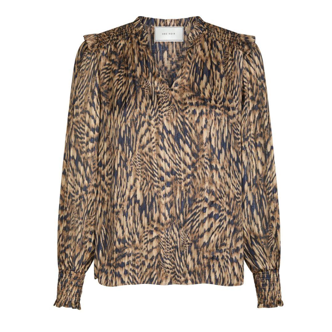 Neo Noir Davina Flower Rose Blouse - Rose