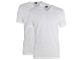 Alan Red t-shirt v-neck Wit