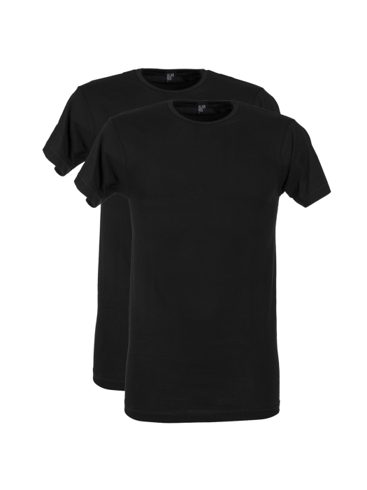 Alan Red t-shirt O-neck Black
