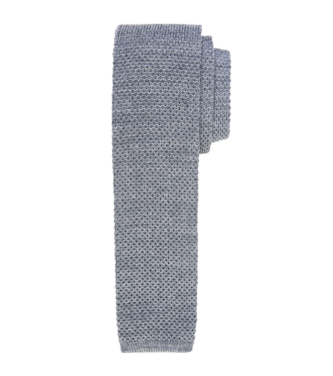 Profuomo TIE WOOL KNITTED GREY MELANGE