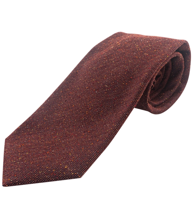 Profuomo TIE SILK WOVEN RED