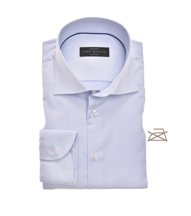 John Miller overhemden 110 licht blauw