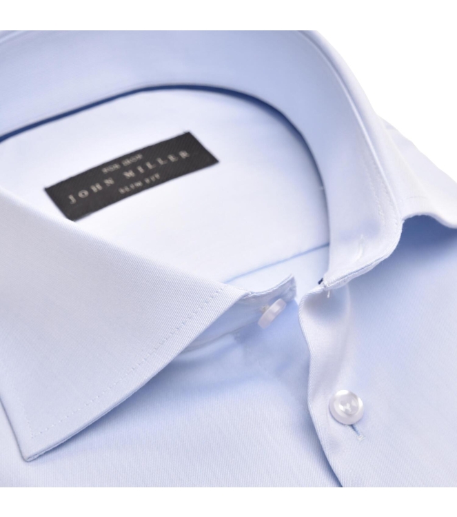John Miller overhemden 110 licht blauw