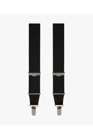 Profuomo BRACES SOLID BLACK Black