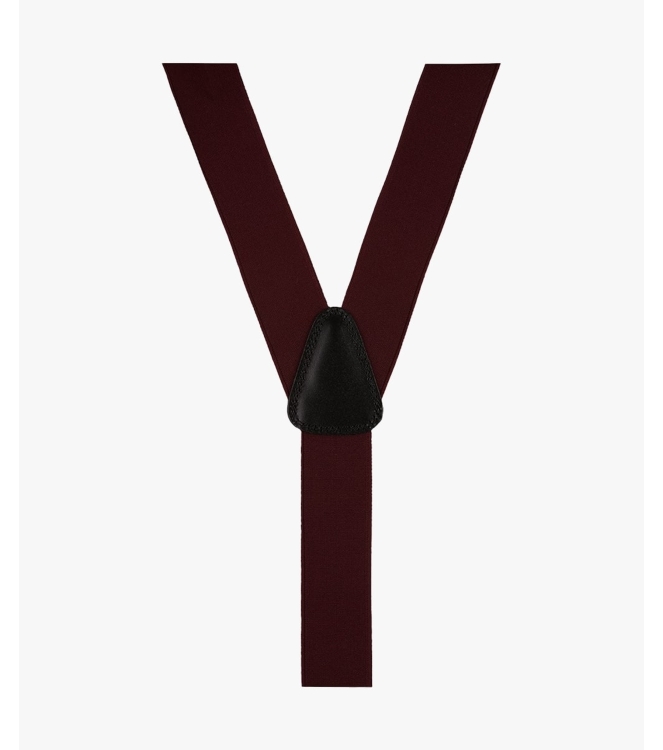 Profuomo BRACES SOLID BORDEAUX Bordeaux