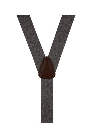 Profuomo BRACES SOLID GREY MEL Grey