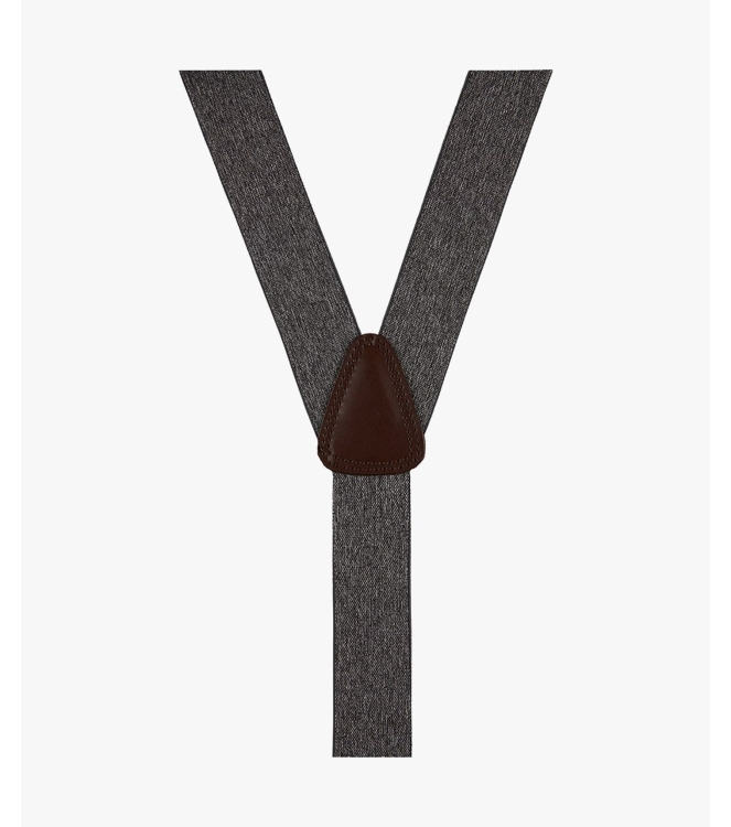 Profuomo BRACES SOLID GREY MEL Grey