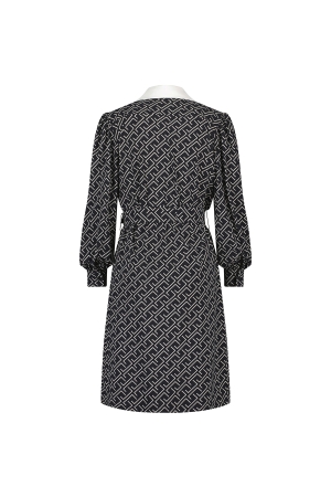 Studio Anneloes Novalie square dress 9094 black/greige
