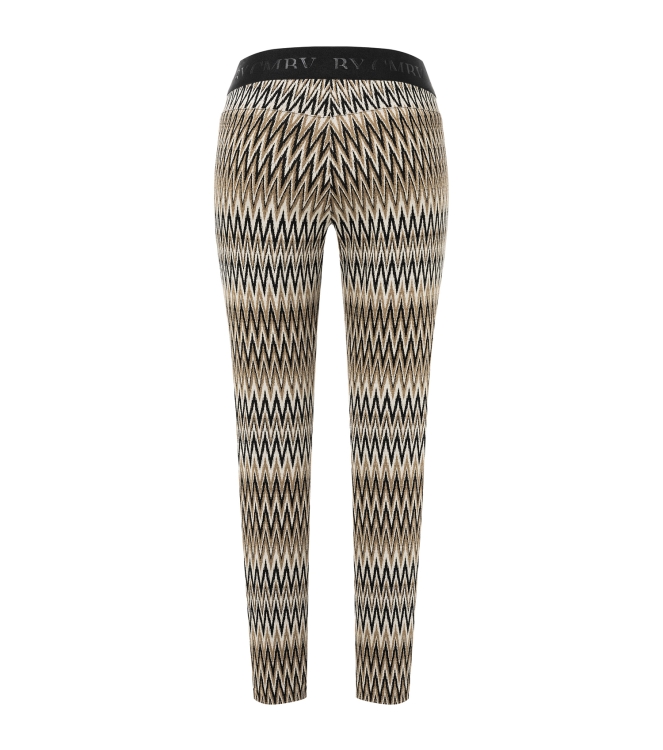 Cambio zig zag lurex jersey 924 camel-creme