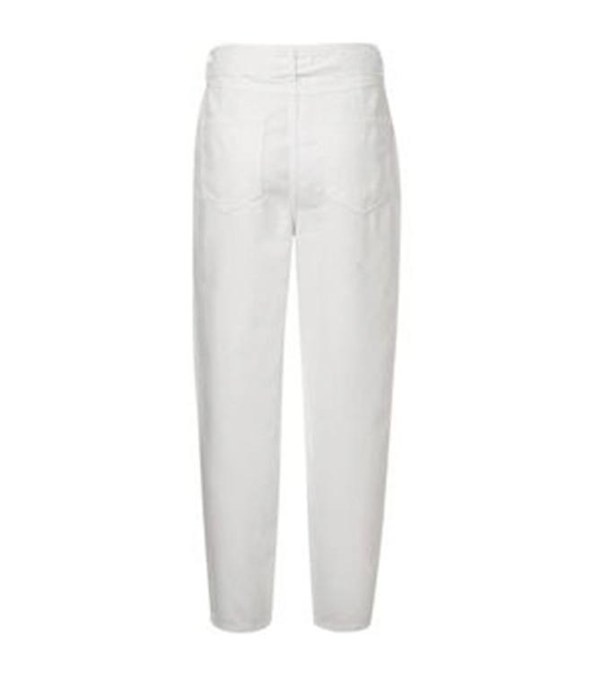 Yaya High waist loose denim Bright White