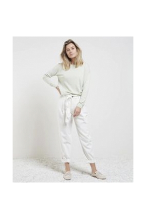 Yaya High waist loose denim Bright White