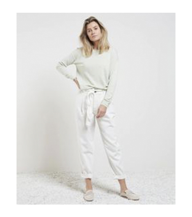 Yaya High waist loose denim Bright White