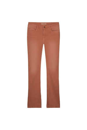 Summum Woman flared pants stretch twill 501 mandarin