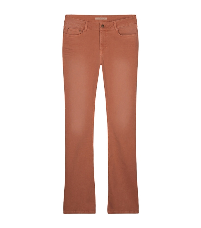 Summum Woman flared pants stretch twill 501 mandarin
