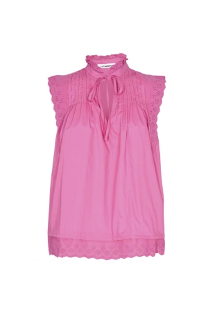 Co Couture Prima Pintuck Top 330 pink