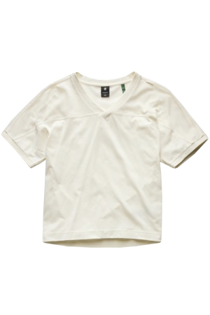 G-Star Mesh mix loose v tee D113 papyrus
