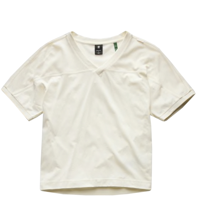 G-Star Mesh mix loose v tee D113 papyrus