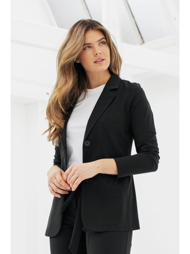 Studio Anneloes Jody midi blazer 9000 black