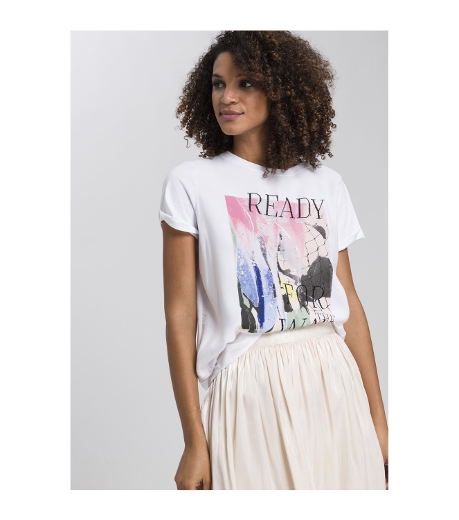 Marc Aurel t-shirts 50841 white varied