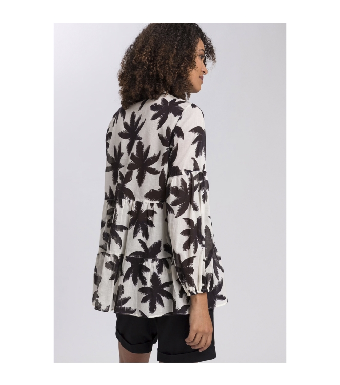 Marc Aurel blouses 54601 milk varied