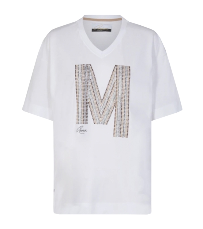 Mos Mosh Cosette V-SS Premium Tee 101 White