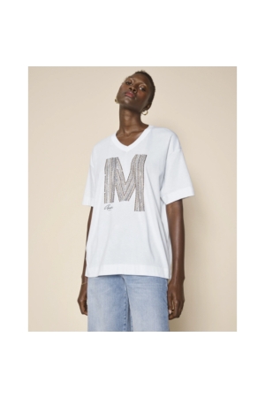 Mos Mosh Cosette V-SS Premium Tee 101 White