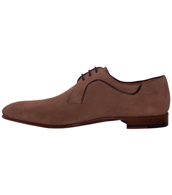 Magnanni suede dress schoen canalete conac