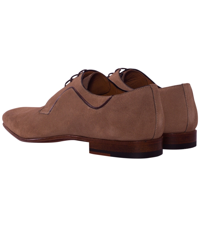 Magnanni suede dress schoen canalete conac
