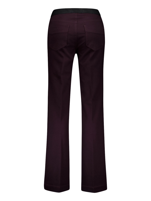 Gardeur Hose Pull On Slim 3039 Dunkelbordeaux