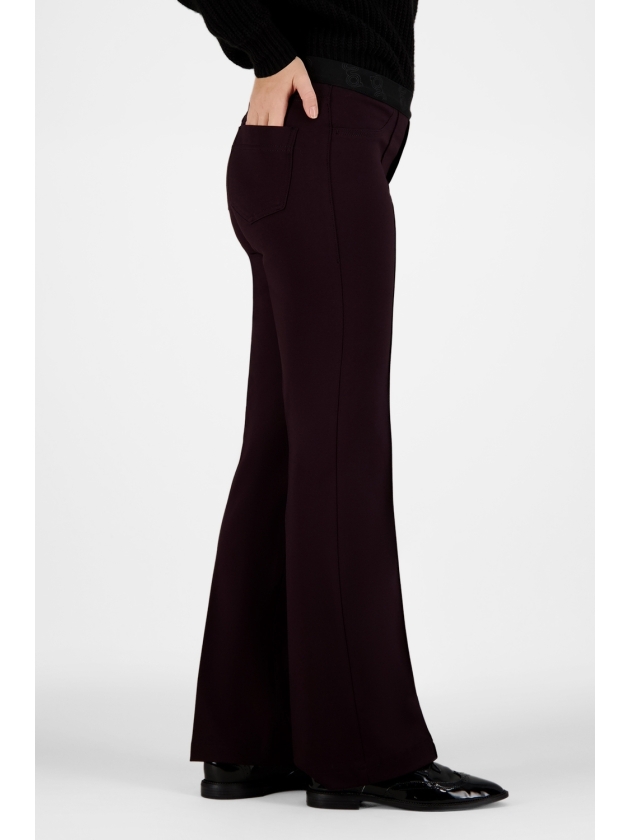 Gardeur Hose Pull On Slim 3039 Dunkelbordeaux