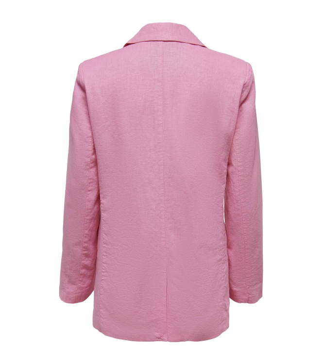 Only ONLCARO L/S LINEN BLEND OVS BLAZER Sachet Pink