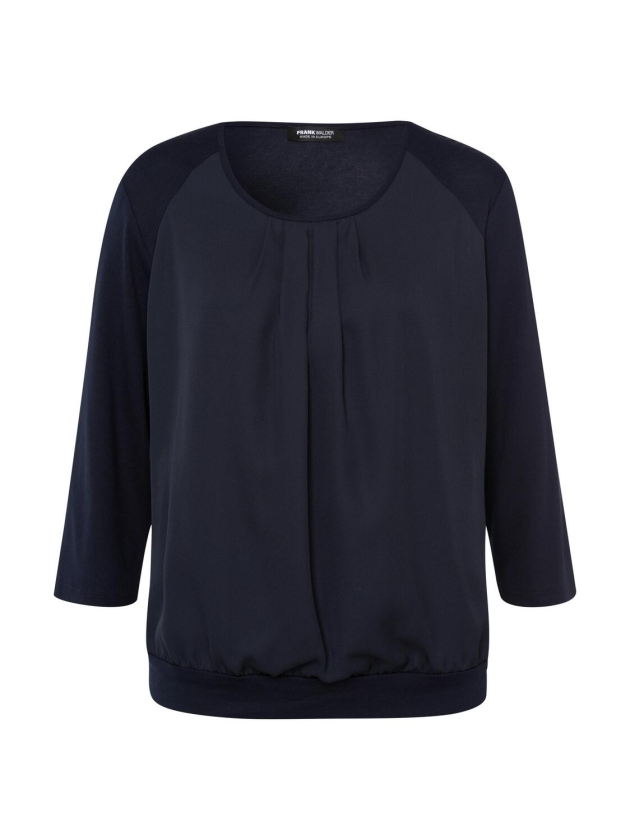 Frank Walder NOSBlusenshirts 598 Blue