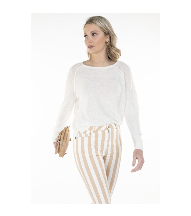 ANNA pullover 310-1 offwhite solid