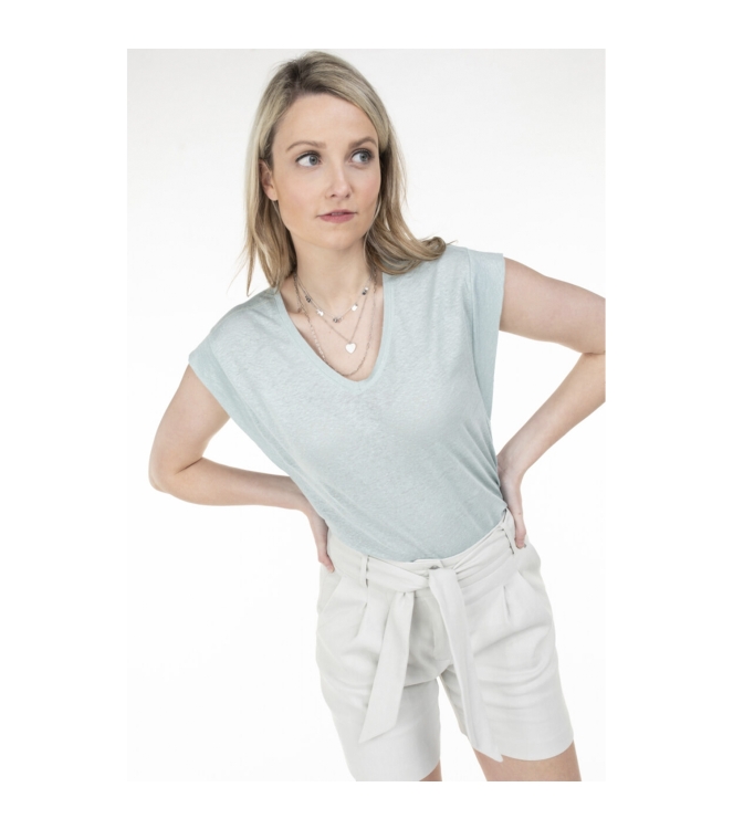 ANNA t-shirt 760-1 mint solid