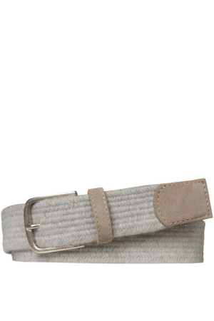 Profuomo BELT LEATHER GREY Grey