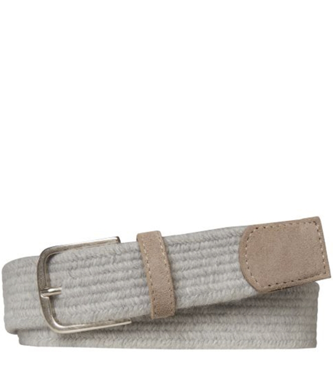 Profuomo BELT LEATHER GREY Grey
