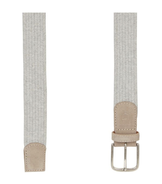 Profuomo BELT LEATHER GREY Grey