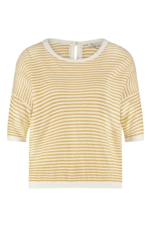 NUKUS Tilly Sweater stripe 73 mango
