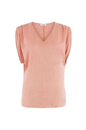 ANNA t-shirt 652-1 dark salmon solid