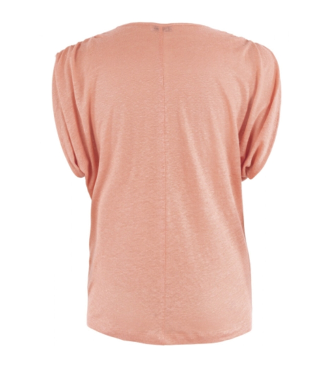 ANNA t-shirt 652-1 dark salmon solid