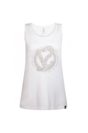 Zoso top print 0016-9000 white stone