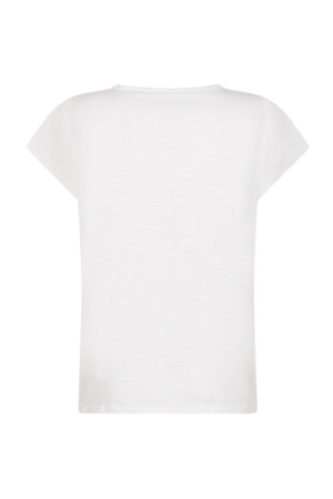 Zoso t-shirt print 0016-0044 white purple